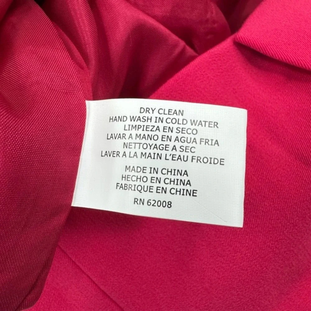 Insight New York Womens Fuchsia Pink Square Neck Sheath‎ Dress PR D15703H NWT 2